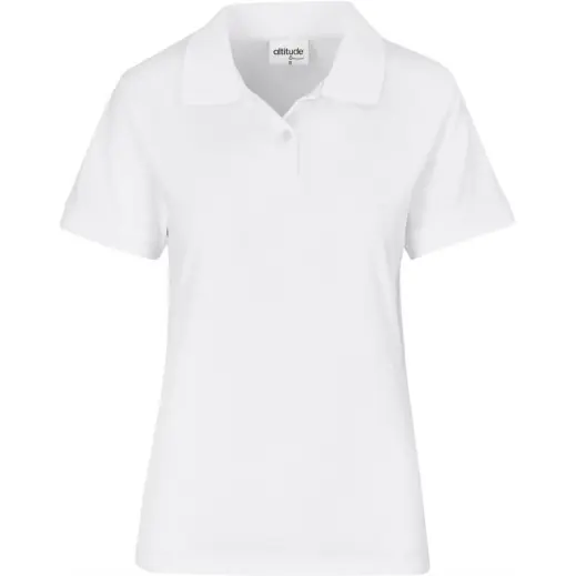 Ladies Recycled Promo Golf Shirt White